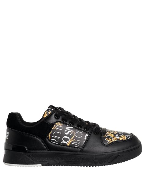 versace jeans couture black shoes|versace couture men sneakers.